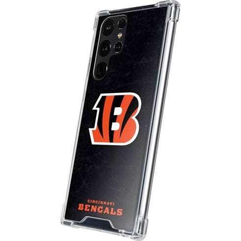 NFL Cincinnati Bengals - Distressed Galaxy S24 Ultra Clear Case