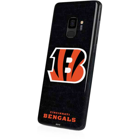 NFL Cincinnati Bengals - Distressed Galaxy S9 Skin