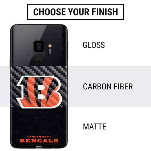NFL Cincinnati Bengals - Distressed Galaxy S9 Skin