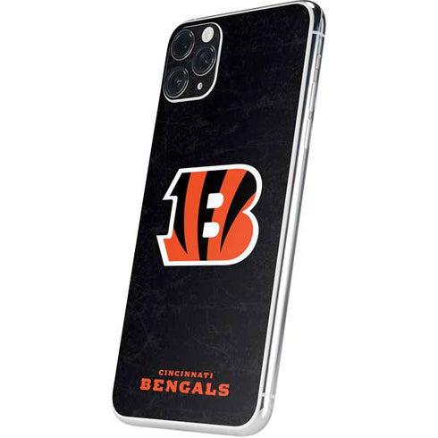 NFL Cincinnati Bengals - Distressed iPhone 11 Pro Max Skin