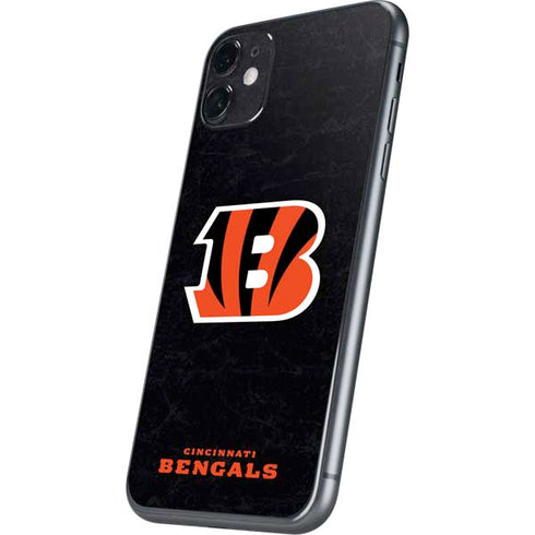 NFL Cincinnati Bengals - Distressed iPhone 11 Skin