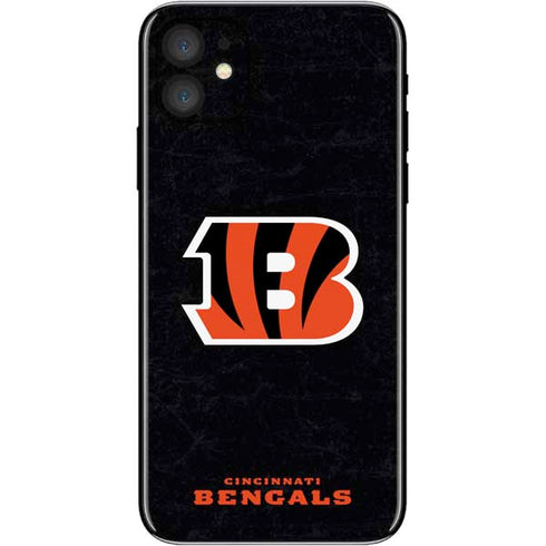 NFL Cincinnati Bengals - Distressed iPhone 11 Skin