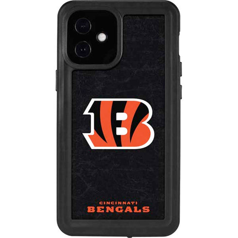 NFL Cincinnati Bengals - Distressed iPhone 12 Mini Waterproof Case