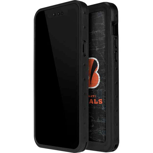 NFL Cincinnati Bengals - Distressed iPhone 12 Pro Waterproof Case