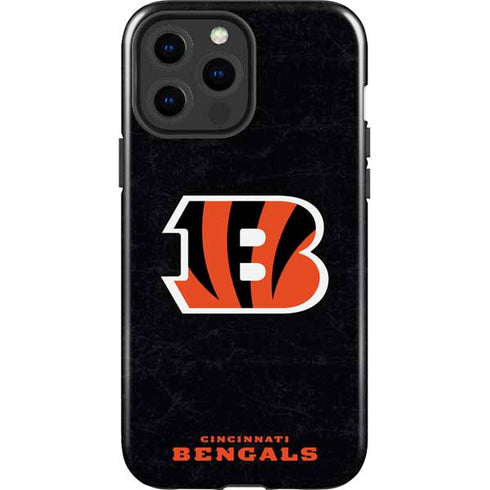 NFL Cincinnati Bengals - Distressed iPhone 13 Pro Max Impact Case