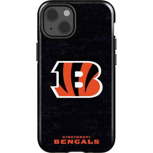 NFL Cincinnati Bengals - Distressed iPhone 15 Impact Case