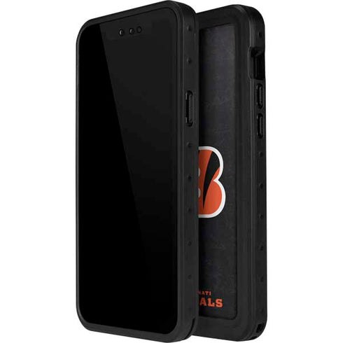 NFL Cincinnati Bengals - Distressed iPhone 14 Pro Max Waterproof Case