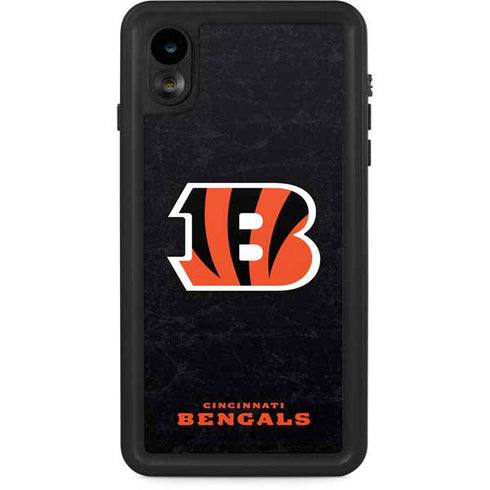 NFL Cincinnati Bengals - Distressed iPhone XR Waterproof Case