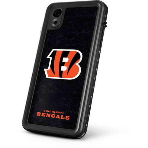 NFL Cincinnati Bengals - Distressed iPhone XR Waterproof Case