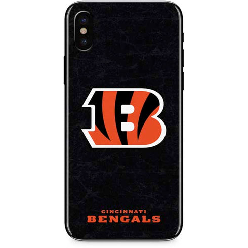 NFL Cincinnati Bengals - Distressed iPhone XS Max Skin