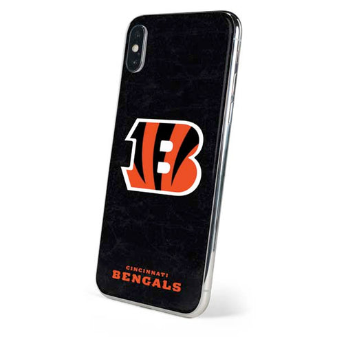 NFL Cincinnati Bengals - Distressed iPhone XS Max Skin