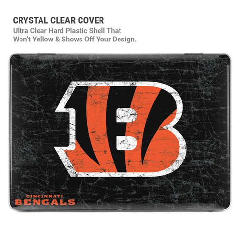 NFL Cincinnati Bengals - Distressed MacBook Air 13in M1 (2021) Case plus Skin