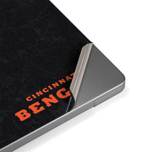 NFL Cincinnati Bengals - Distressed MacBook Pro 14in (2021-24) Skin