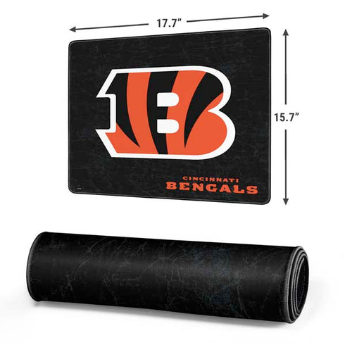 NFL Cincinnati Bengals - Distressed Gaming Mouse Pad
