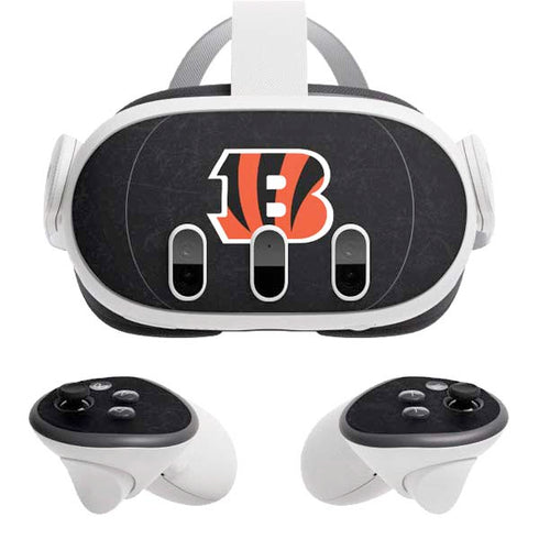 NFL Cincinnati Bengals - Distressed Meta Quest 3 Skin