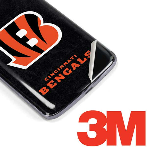 NFL Cincinnati Bengals - Distressed Moto E5 Plus Skin