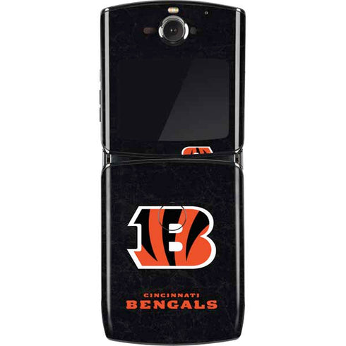 NFL Cincinnati Bengals - Distressed Motorola RAZR Skin