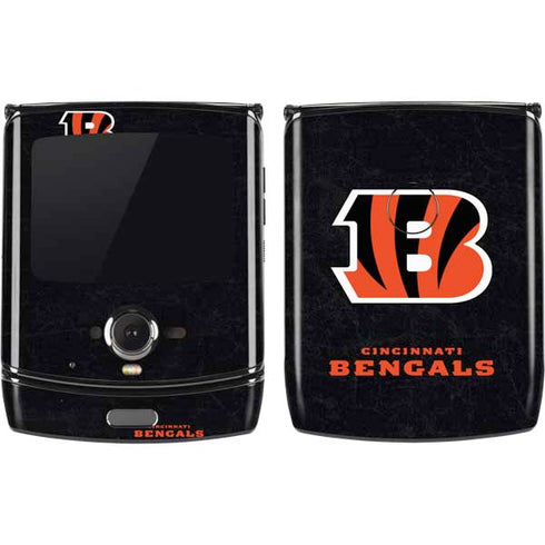 NFL Cincinnati Bengals - Distressed Motorola RAZR Skin
