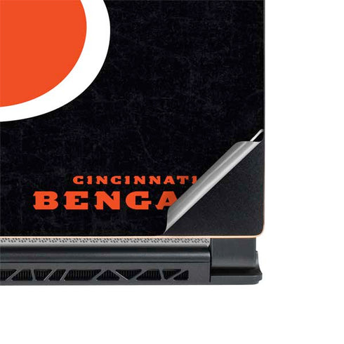 NFL Cincinnati Bengals - Distressed MSI GS65 Stealth Laptop Skin