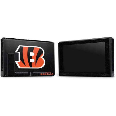NFL Cincinnati Bengals - Distressed Nintendo Switch Bundle Skin