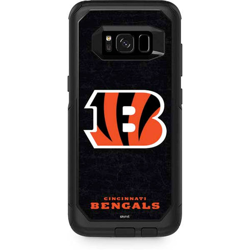 NFL Cincinnati Bengals - Distressed Otterbox Commuter Galaxy Skin