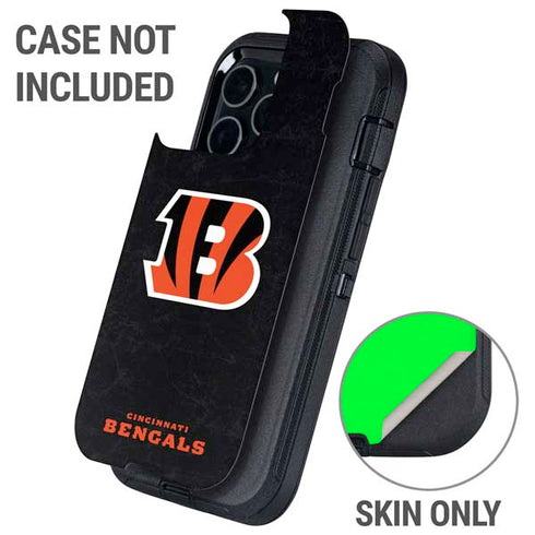 NFL Cincinnati Bengals - Distressed Otterbox Defender iPhone Skin