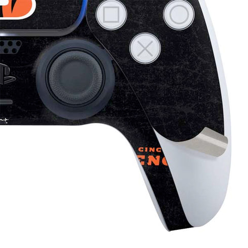 NFL Cincinnati Bengals - Distressed PS5 Slim Digital Edition Bundle Skin
