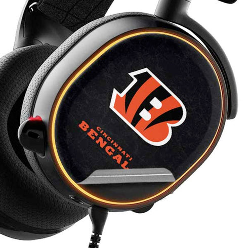 NFL Cincinnati Bengals - Distressed SteelSeries Arctis 3 Skin