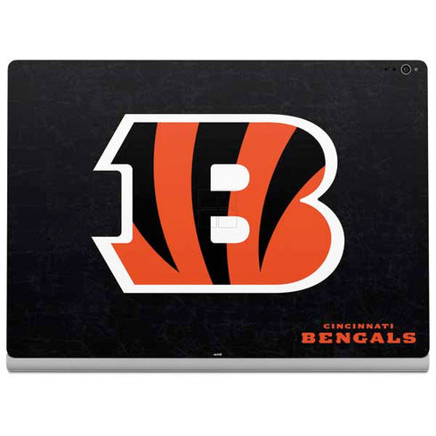 NFL Cincinnati Bengals - Distressed Surface Book 2 15in Skin