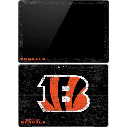 NFL Cincinnati Bengals - Distressed Surface Pro 4 Skin
