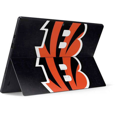 NFL Cincinnati Bengals - Distressed Surface Pro 7 Skin