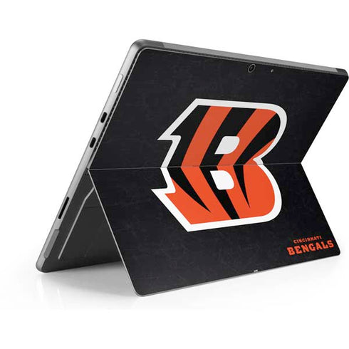 NFL Cincinnati Bengals - Distressed Surface Pro 9 Skin