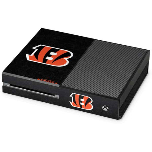 NFL Cincinnati Bengals - Distressed Xbox One Console Skin