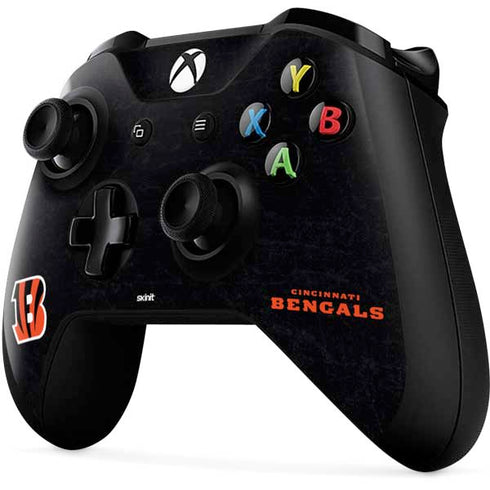 NFL Cincinnati Bengals - Distressed Xbox One X Controller Skin