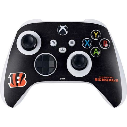 NFL Cincinnati Bengals - Distressed Xbox Series S Controller Skin