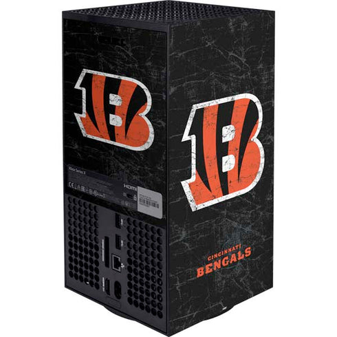 NFL Cincinnati Bengals - Distressed Xbox Series X Bundle Skin