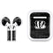 NFL Cincinnati Bengals Black & White Apple AirPods Skin