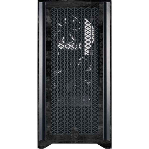 NFL Cincinnati Bengals Black & White Corsair 4000D Tempered Glass Mid-Tower ATX Case Skin