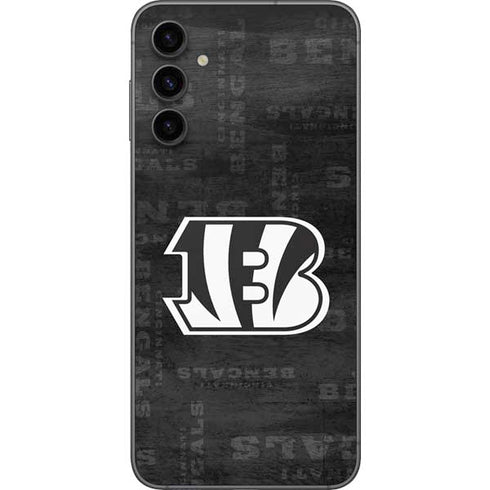 NFL Cincinnati Bengals Black & White Galaxy A14 5G Skin
