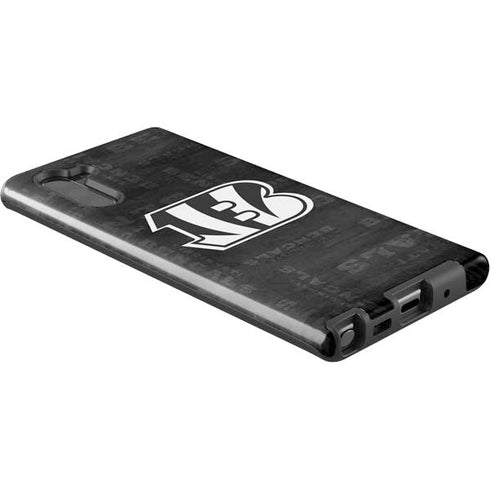 NFL Cincinnati Bengals Black & White Galaxy Note 10 Pro Case