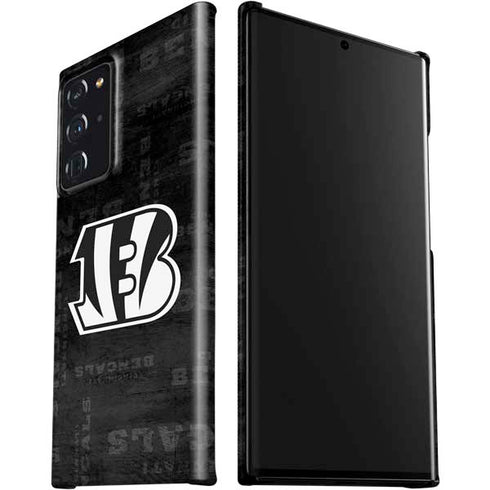 NFL Cincinnati Bengals Black & White Galaxy Note20 Ultra 5G Lite Case
