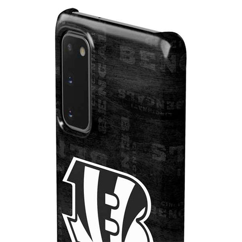 NFL Cincinnati Bengals Black & White Galaxy S20 Lite Case
