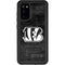 NFL Cincinnati Bengals Black & White Galaxy S20 Waterproof Case