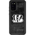NFL Cincinnati Bengals Black & White Galaxy S20 Waterproof Case