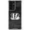 NFL Cincinnati Bengals Black & White Galaxy S21 Ultra 5G Clear Case
