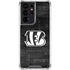 NFL Cincinnati Bengals Black & White Galaxy S21 Ultra 5G Clear Case