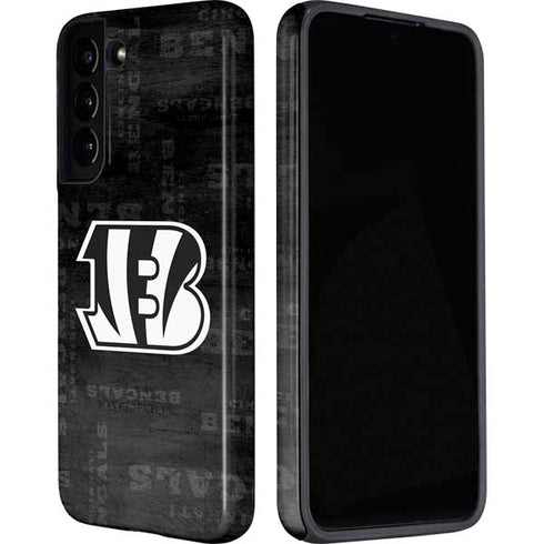 NFL Cincinnati Bengals Black & White Galaxy S22 Plus Pro Case