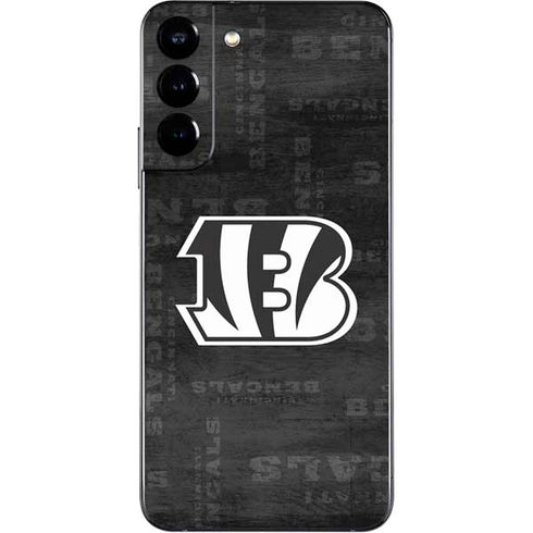 NFL Cincinnati Bengals Black & White Galaxy S22 Plus Skin