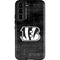 NFL Cincinnati Bengals Black & White Galaxy S22 Pro Case
