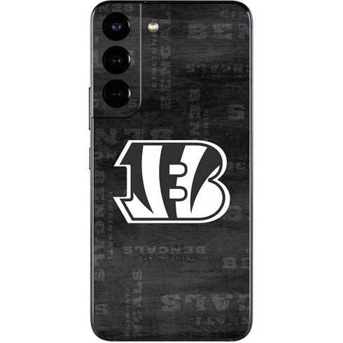 NFL Cincinnati Bengals Black & White Galaxy S22 Skin